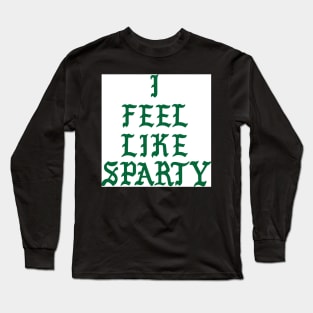 sparty tapestry Long Sleeve T-Shirt